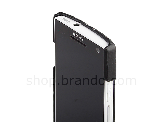 Sony Xperia S Leaf Embossed Back Case