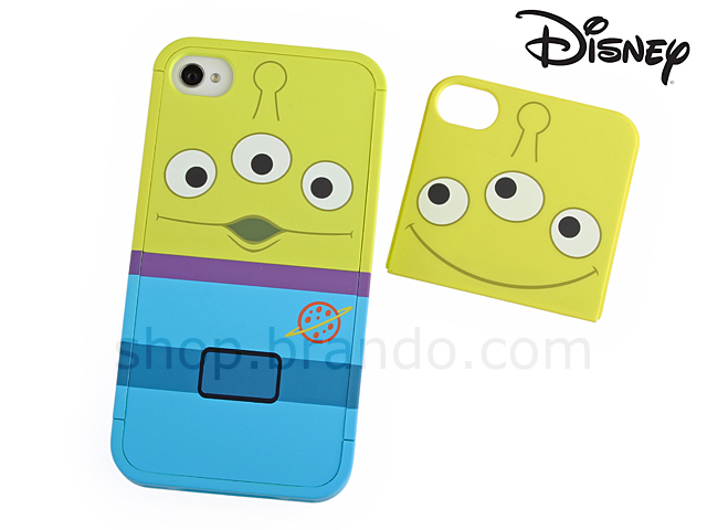 iPhone 4S Cartoon Toy Story - Alien ALTER-EYE Twin-piece Phone Case (Limited Edition)
