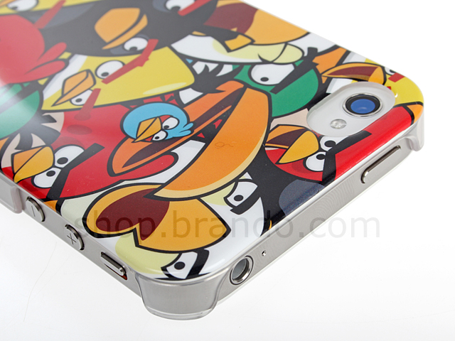 iPhone 4/4S ANGRY BIRDS - A Crowd of Angry Birds Phone Back Case (Limited Edition)