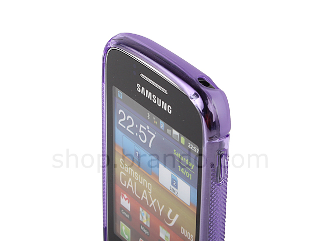 Samsung Galaxy Y Duos GT-S6102 Wave Plastic Back Case