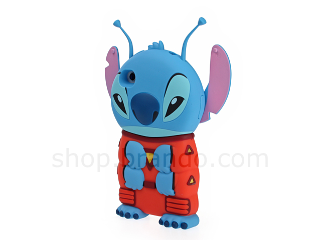 iPhone 4/4S Disney - Moving Ears 3D Stand Alien Stitch Phone Case (Limited Edition)