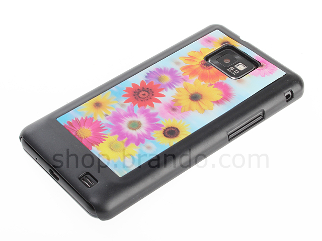 Samsung Galaxy S II 3D Motion Back Case - Flowers