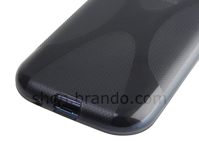 Samsung Galaxy S III I9300 X-Shaped Plastic Back Case