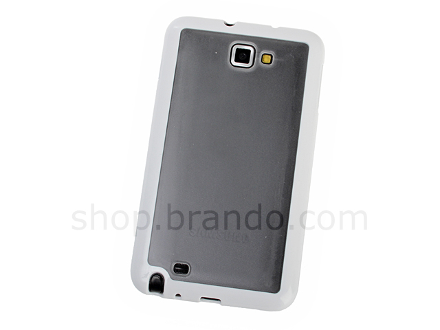 Samsung Galaxy Note See Through Case with Rubber Lining