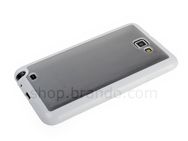 Samsung Galaxy Note See Through Case with Rubber Lining