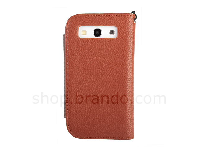 Samsung Galaxy S III I9300 Artifical Leather Book Type Case