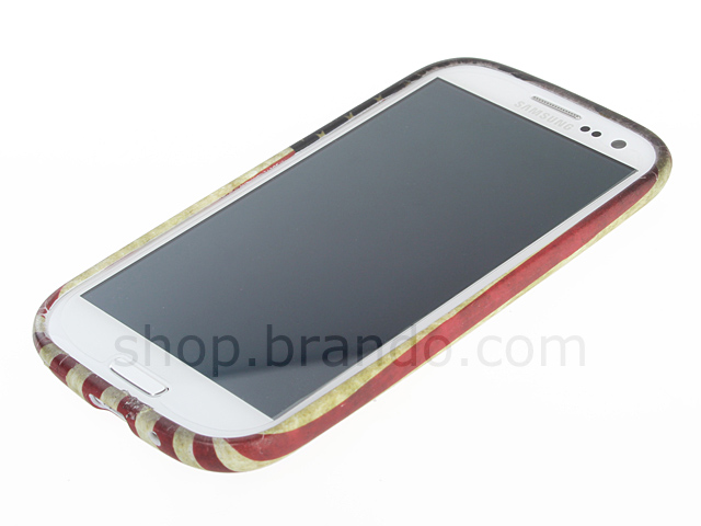 Samsung Galaxy S III I9300 Vintage National Flag Silicone Case