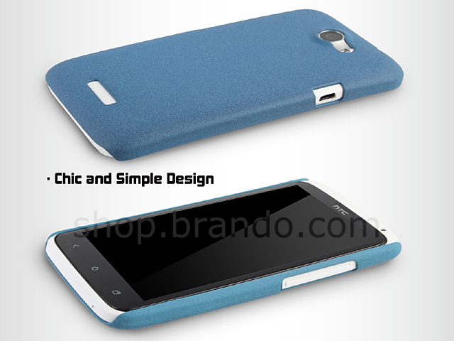 HTC One X Marble Pattern Protective Back Case