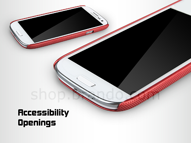 Samsung Galaxy S III I9300 Metallic-Like Plastic Back Case