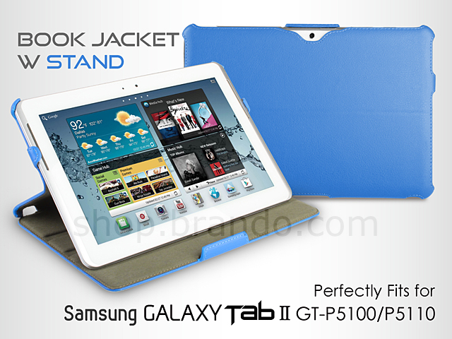 dump Verzoekschrift Besmetten Samsung Galaxy Tab 2 10.1 GT- P5100/P5110 Book Jacket w/ Stand