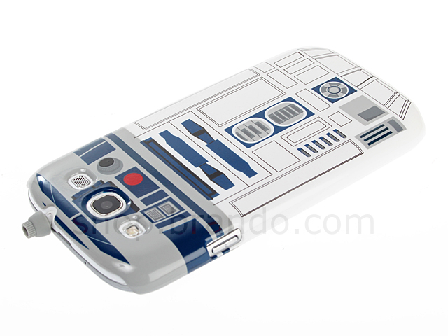 Samsung Galaxy S III I9300 Star Wars - R2D2 Phone Case with Plug-in 3.5mm Earphone Jack Accessory (Limited Edition)