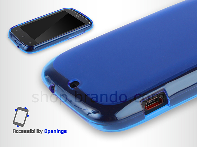 HTC Desire C Matte Case with Jelly Lining