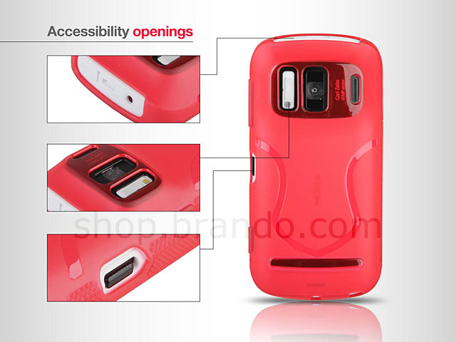 Nokia 808 PureView Shield Silicone Case