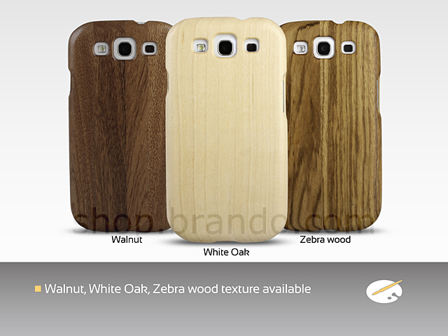 Samsung Galaxy S III I9300 Wooden Back Case