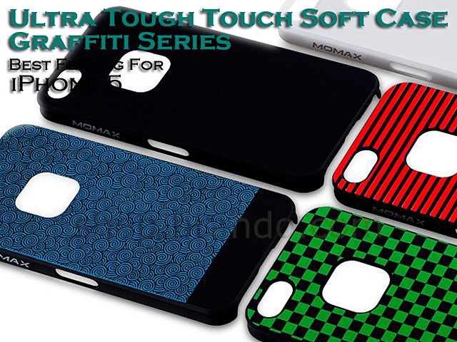 Momax iPhone 5 / 5s Ultra Tough Touch Soft Case - GRAFFITI Series