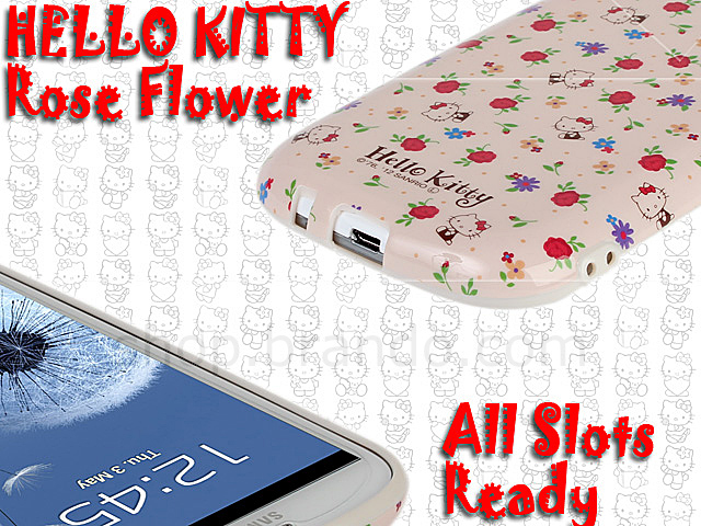 Samsung Galaxy S III I9300 Hello Kitty Rose Back Case (Limited Edition)