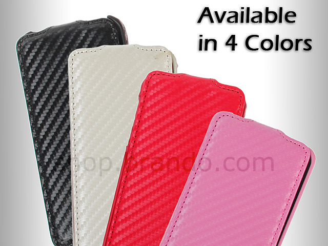 iPhone 5 / 5s / SE Twilled Flip Top Leather Case