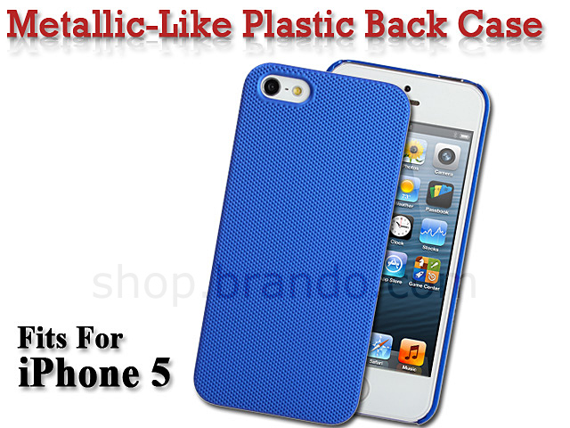iPhone 5 / 5s / SE Metallic-Like Plastic Back Case
