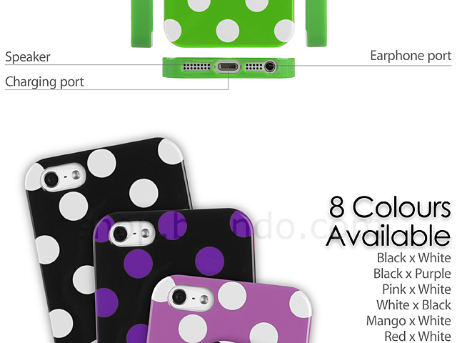 iPhone 5 / 5s / SE Polka Dot Soft Case