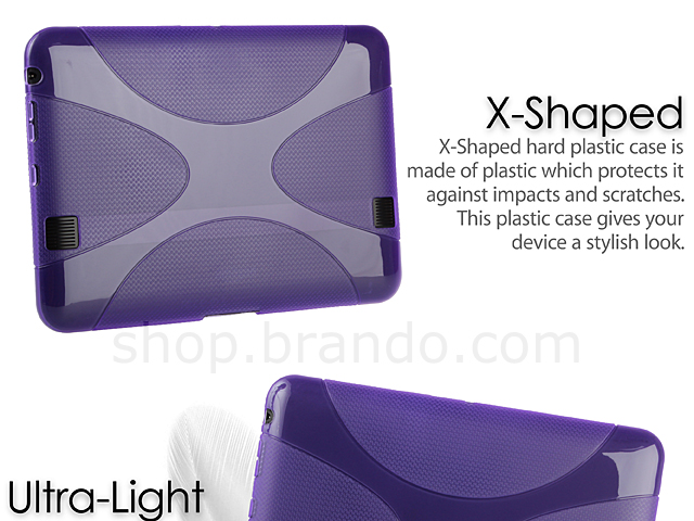 Amazon Kindle Fire HD 7" X-Shaped Plastic Back Case