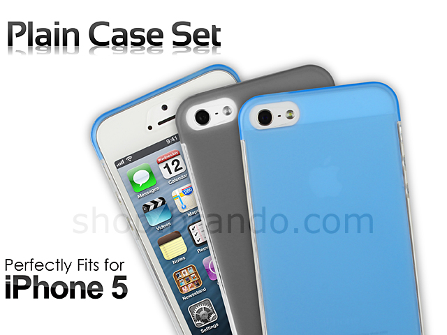 iPhone 5 / 5S Plain Case Set