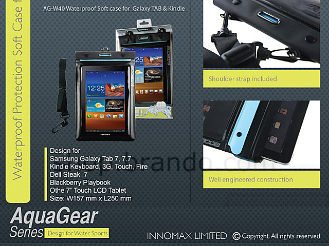 ARMOR-X Aqua Gear Series - 6 Meters Waterproof Case For iPad / Tablet
