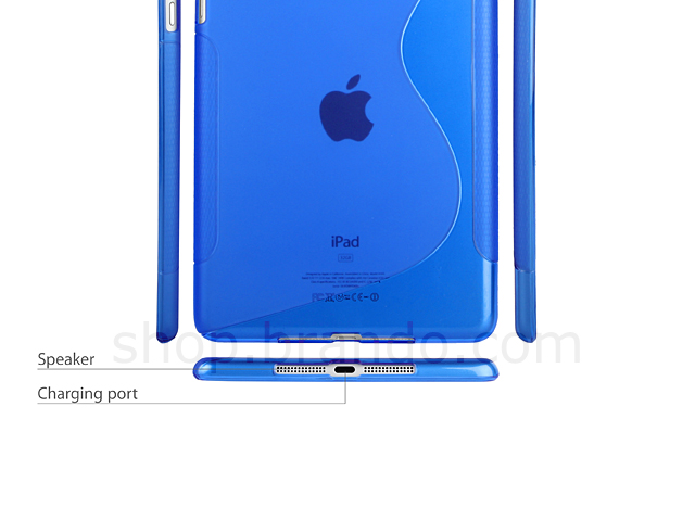 iPad Mini Wave Plastic Back Case