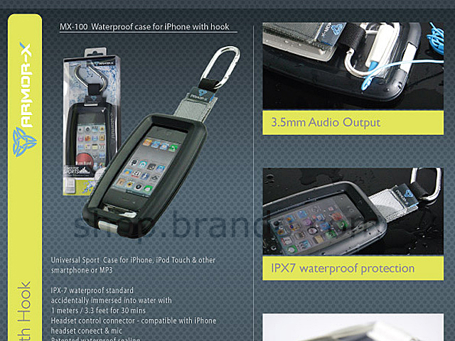 ARMOR-X Action Hook Armor Case for iPhone