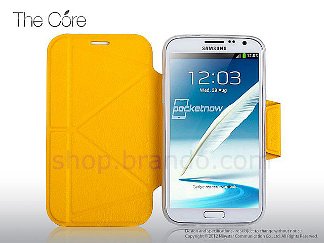 Momax Samsung Galaxy Note II N7100 / LTE N7105 Premium Leather Smart Stand Case