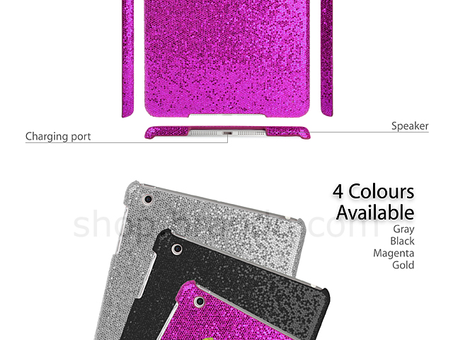 iPad Mini Glitter Plactic Hard Case