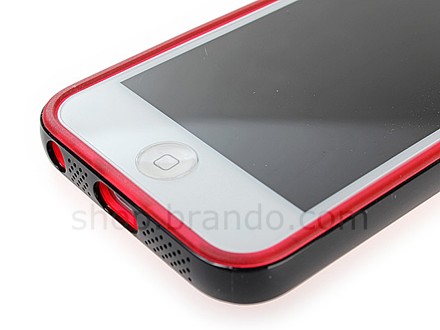 iPhone 5 / 5s Dual Color Soft Case w/ Bumper