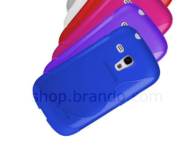 Samsung Galaxy S III Mini I8190 Wave Plastic Back Case