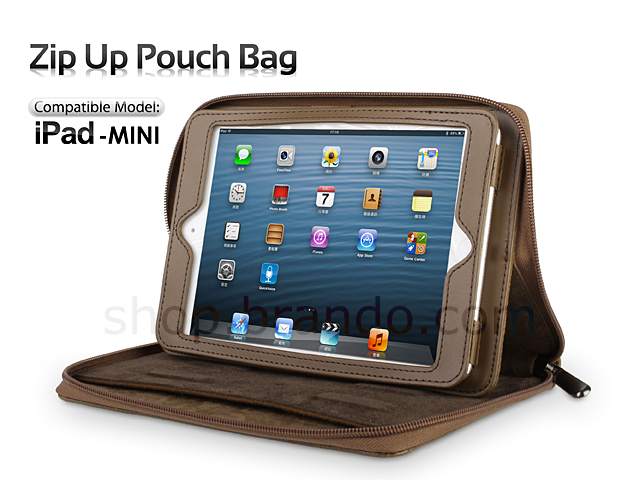 iPad Mini Zip Up Pouch Bag