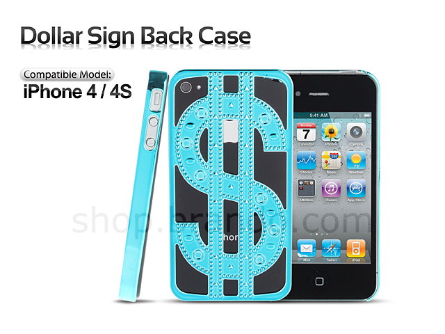 iPhone 4S Dollar Sign Back Case