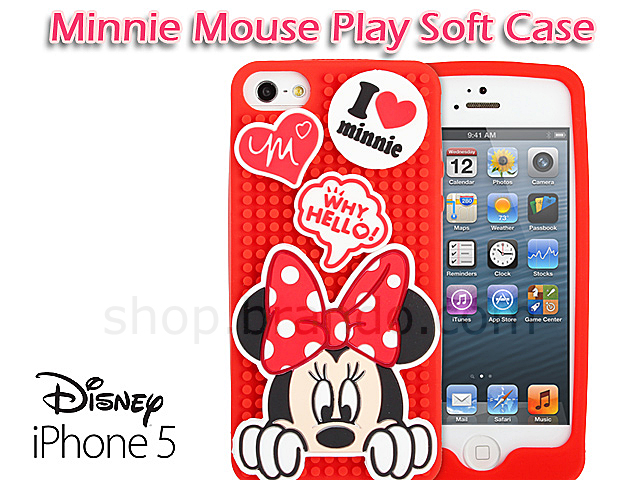 iPhone 5 / 5s Disney - Minnie Mouse Play Soft Case (Limited Edition)