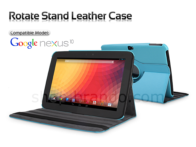 Google Nexus 10 GT-P8110 Rotate Stand Leather Case