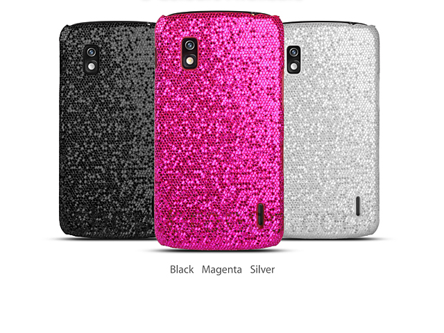 Google Nexus 4 E960 Glitter Plactic Hard Case