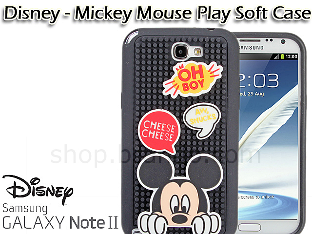 Samsung Galaxy Note II GT-N7100 Disney - Mickey Mouse Play Soft Case (Limited Edition)