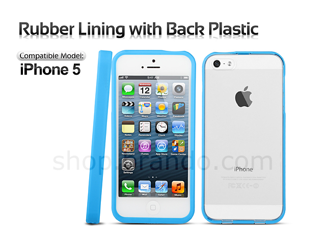 iPhone 5 / 5s Rubber Lining with Back Plastic