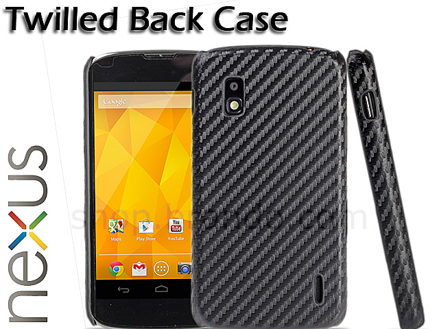 Google Nexus 4 E960 Twilled Back Case