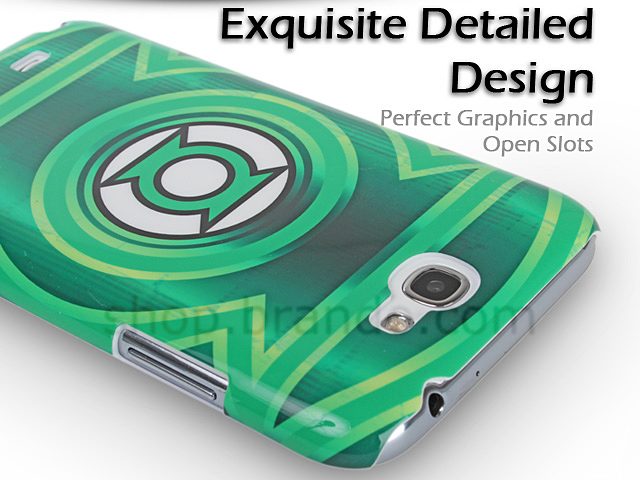 Samsung Galaxy Note II GT-N7100 DC Comics Heroes - Green Lantern Protective Back Case (Limited Edition)