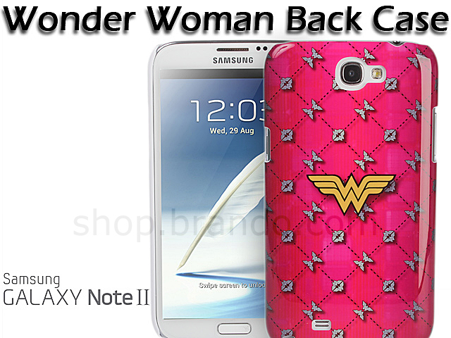 Samsung Galaxy Note II GT-N7100 DC Comics Heroes - Wonder Woman Protective Back Case (Limited Edition)