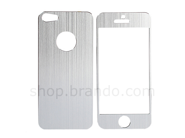 Metallic Skin Front/Rear Cover Set for iPhone 5 / 5s / SE