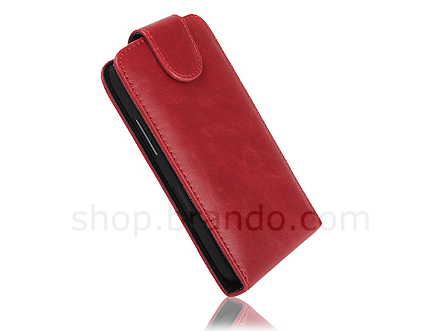 Google Nexus 4 E960 Fashionable Flip Top Leather Case
