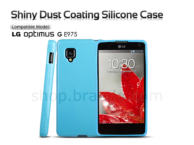 kapitalisme verjaardag Hoofdkwartier LG Optimus G E975 Shiny Dust Coating Silicone Case