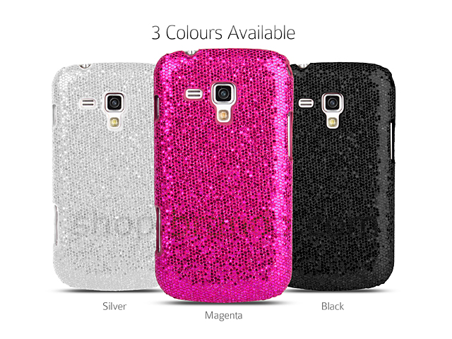 Samsung Galaxy S Duos S7562 Glitter Plactic Hard Case