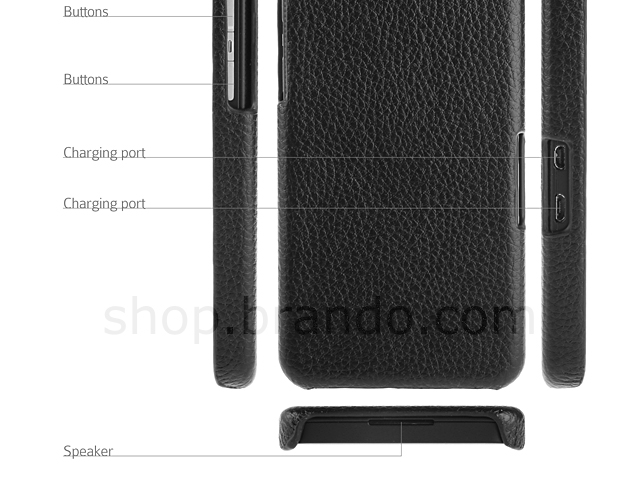 BlackBerry Z10 Leather Back Case