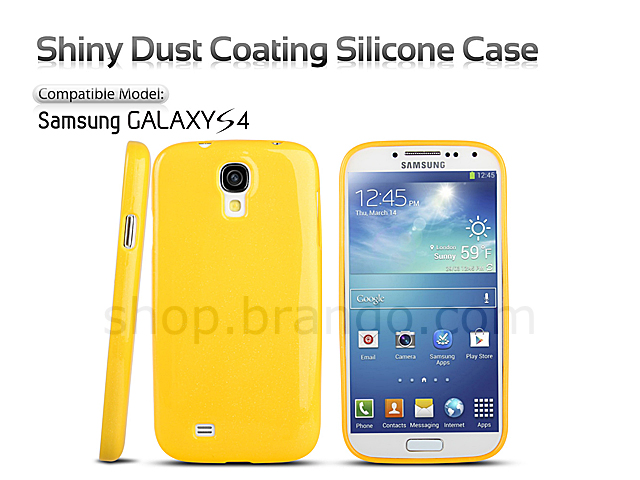 Samsung Galaxy S4 Shiny Dust Coating Silicone Case