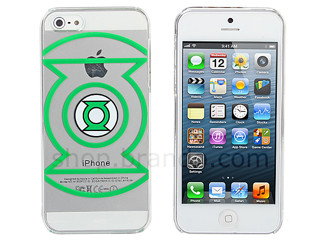 iPhone 5 DC Comics Heroes - Green Lantern Crystal Case + Front/Rear Screen Protector Set (Limited Edition)