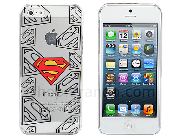 iPhone 5 DC Comics Heroes - Superman Crystal Case + Front/Rear Screen Protector Set (Limited Edition)